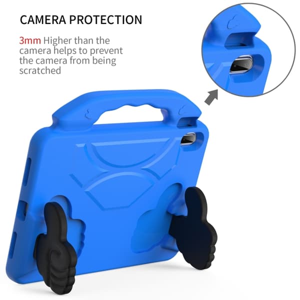 【03】iPad 11 11th Gen / 10.9 10th Gen 2022/2025 Kids EVA Shockproof Case with Kickstand Blå
