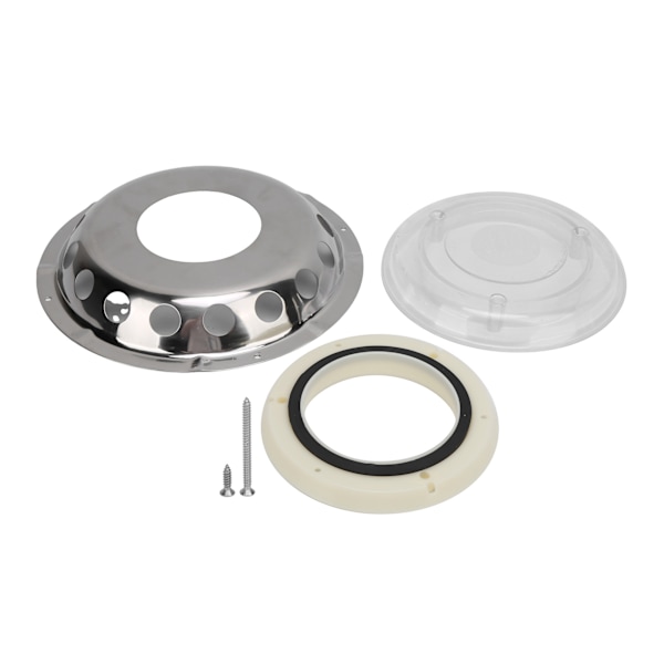 Ventilationsvindue i rustfrit stål, marine hardware samling, transparent center til skibe