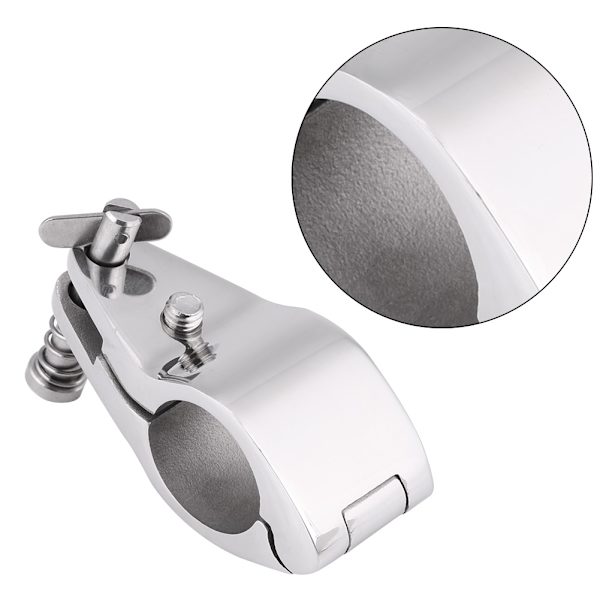 7/8\" Rustfrit stål Marine Båd Kæbe Slide Hængslet Bimini Top Hardware Beslag