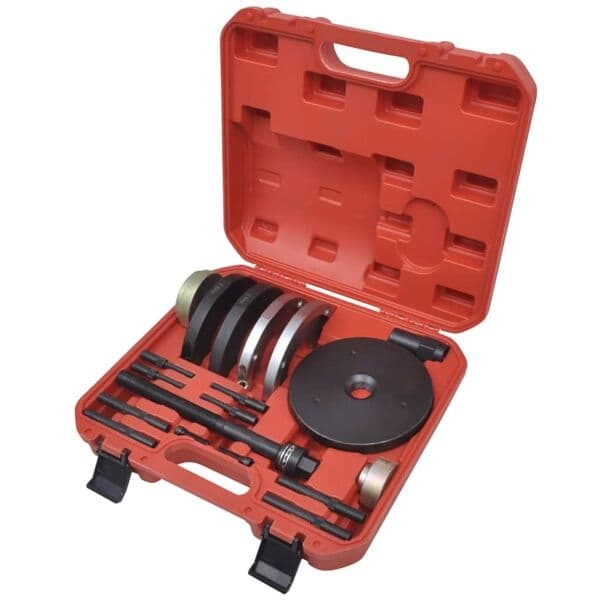 【03】vidaXL GEN2 Compact Wheel Bearing Tool Kit 82mm 19pcs Ford, Volvo etc. Vit Vit white