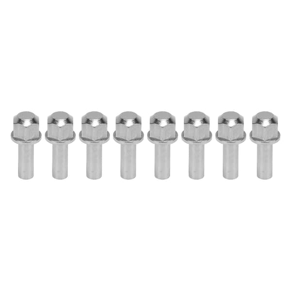 8 st RC Hjulnavs Förlängningsmutter Rostfritt Stål Hög Styrka Hex RC Hjulnavs Förlängningsadapter för Axial SCX10 20mm/0.8in