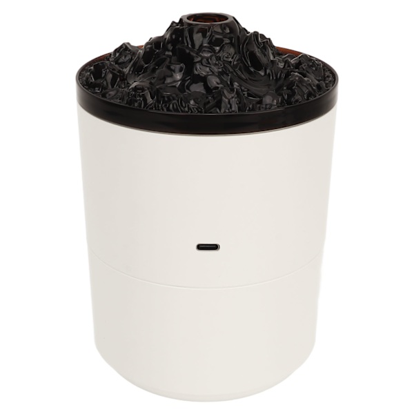 Flammefuktare Aromaterapi Eterisk Oljediffuser 450ml Jellyfish Mist Volcano Flame Diffuser USB Automatisk Avstängning för Hem Sovrum Kontor
