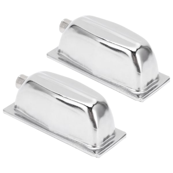 2 st Trum Lug Järn Krom Färg Virvel Öra Set Musikinstrument Underhållstillbehör WC27G
