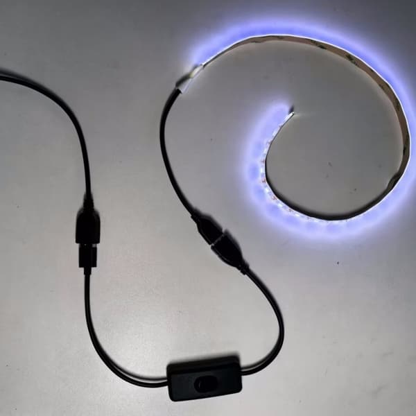 3 kpl, 303 USB-kytkin, USB-kytkinkaapeli LED-pöytävalaisimiin
