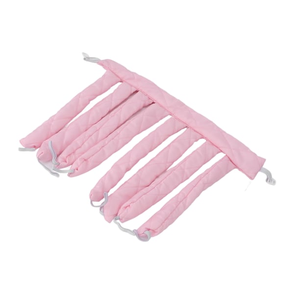 Varmefrit krøllejern Sovende hårkrølle Styling Rullebånd til kvinder Piger Ekstra langt hårPink