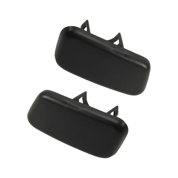 Dæksel til forlygtevaskerdyse foran uden lak 25953655 25953656 til Opel Antara 10-15 Black