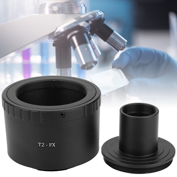 T2-FX Metalladapterring för 23,2 mm T-fäste Mikroskop till för Fuji FX-fäste Kamera