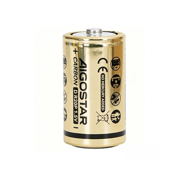 Kolbatteri R20P D 1.5V 2 stycken