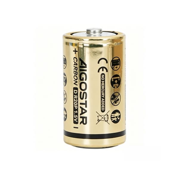 Kulbatteri R20P D 1.5V 2 stk