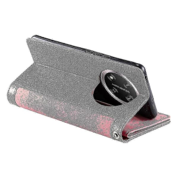 Til Honor Magic7 Lite/X9c 5G PU-læder lynlås pung etui med 9 kortpladser -NBB Rose Gold