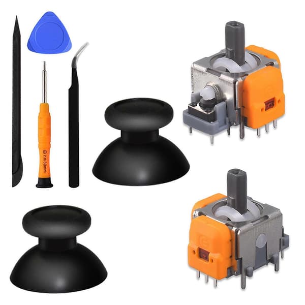sæt højpræcisions Hall-effekt joysticks til P5 3. generations spilcontroller tilbehør med reparationsværktøj Monivärinen