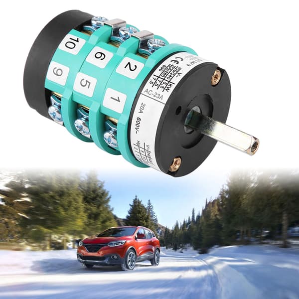 220V/380V Däckbytesmaskin Motor Framåt Back Strömbrytare Vridbords Pedal Strömbrytare 20A (A)