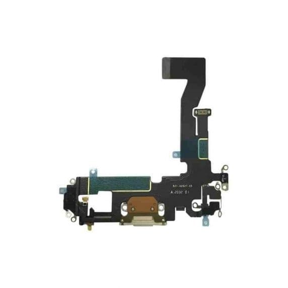 【03】iPhone 12/12 Pro latausliitin joustokaapeli - Kulta