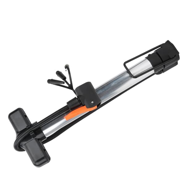 10' Bärbar Cykelpump Aluminiumlegering Mini Cykel Handluftpump Boll Däckpumpverktyg