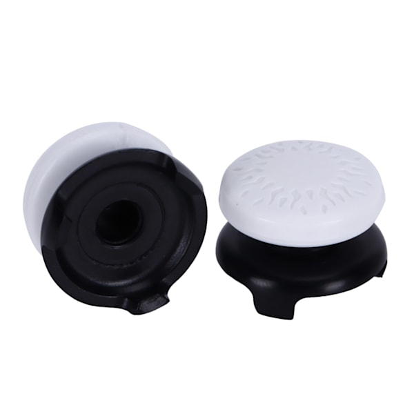 2 stk. Thumbstick blødt silikonecover greb stick joystick controller gamepad nøglehætte til PS5 hvid