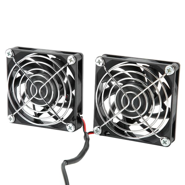 5V USB Strømforsyning Kølende Dobbelt Ventilator Router Varmeafledning Køler til ASUS RTAC68U AC86U EX6200 Tengda AC15