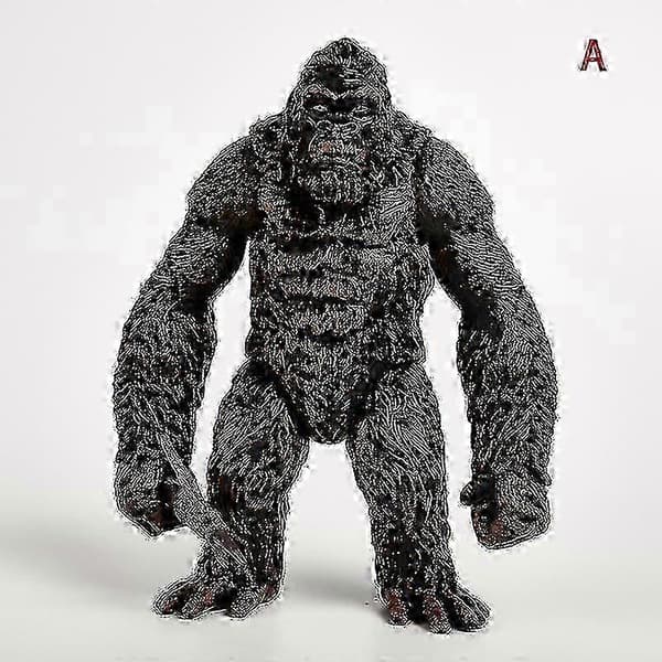 King Kong Actionfigur Figur Samling Actionfigur Model Legetøjsgave 1 stk. med kniv SZRH A-B