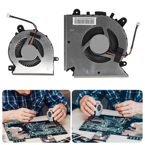 CPU GPU-køleblæser Køleplade Laptop Grafikkortblæser til GF65 Thin 10SD 10SDR 10SE Laptop Tilbehør GPU Fan