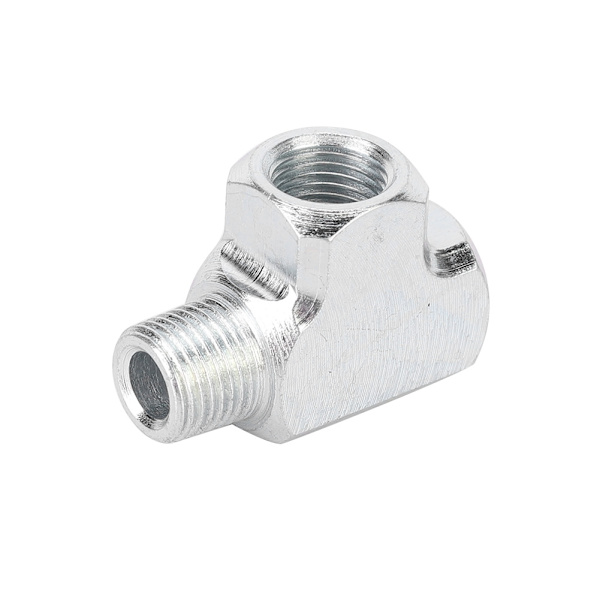 Olje Vatten Sensor Tryckmätare Och Adapter T Typ Tee Rörkoppling 1/8 Tee 3-vägs