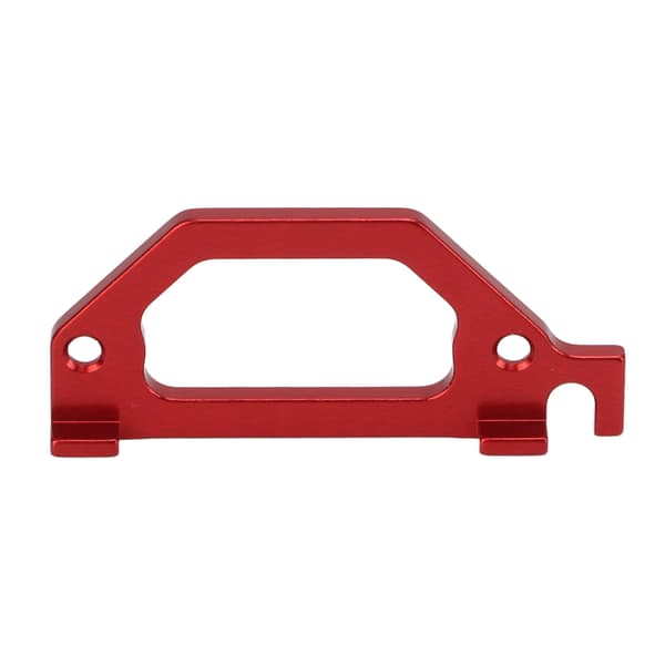 RC Servo Montering Aluminiumlegering Servo Montering Opgraderingsdele til Traxxas Latrax Teton 1/18 RC Crawler Bil Rød