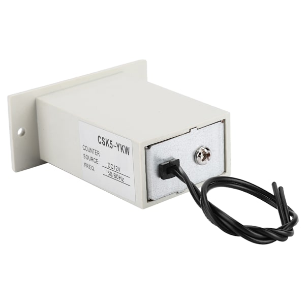 CSK5-YKW 5 Siffror 0-99999 Industriell Totalisator Mekanisk Elektromagnetisk Pulsräknare DC 12V