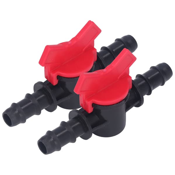 2 st Flödeskontrollventil Vattenstopp Kontroller Regulator ABS-brytare Tillbehörsset Kit 12 mm / 0,47 tum