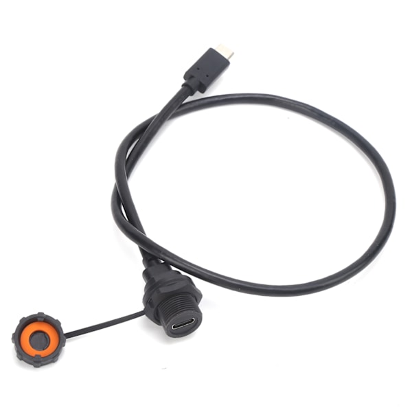 Vedenpitävä USB-liitin IP67 TYPEC Naaras Uros kaapelisoketilla E10TPCTFF/TPCAM (0,3 metriä)