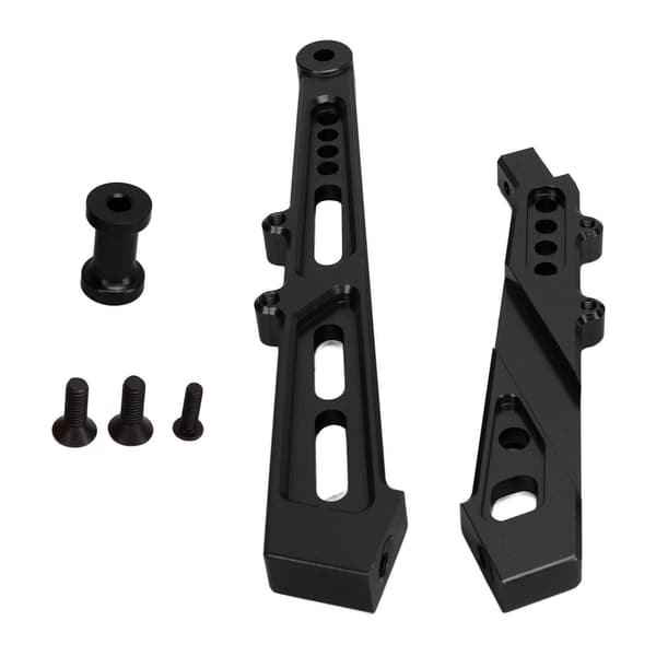 Forreste og Bageste Chassis-Stivning Professionel Aluminium Legering RC Forreste og Bageste Støtte Ramme til ARRMA 1/7 1/8 RC Bil Sort
