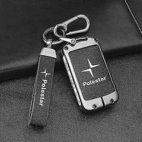 【03】2025 Polestar 2 Key Shell for Single and Dual Motor, Standard Long-Range Shell with Single Buckle for Polestar 1. black