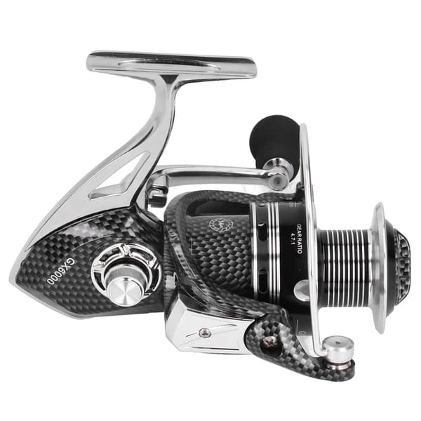 Metal Spinnefiskespule Havestang Gapless Duplex Leje Fiskesnøre Spoler TilbehørGX6000