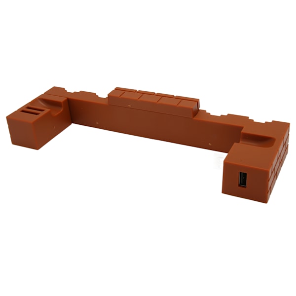 til Switch Opladningsdock Sikkerhedsbeskyttelse Controller Oplader Dockingstation til Joycon Oplader Op til 4 stk til Switch OLED Brun
