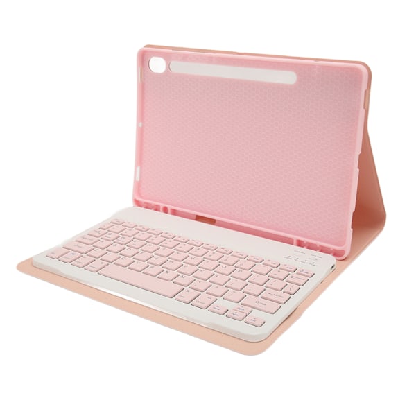 Tabletin näppäimistö BT-yhteys PU-nahkaa Tarkat leikkaukset Vedenpitävä langaton näppäimistö Tab S9 11 tuuman 2023 Pinkki