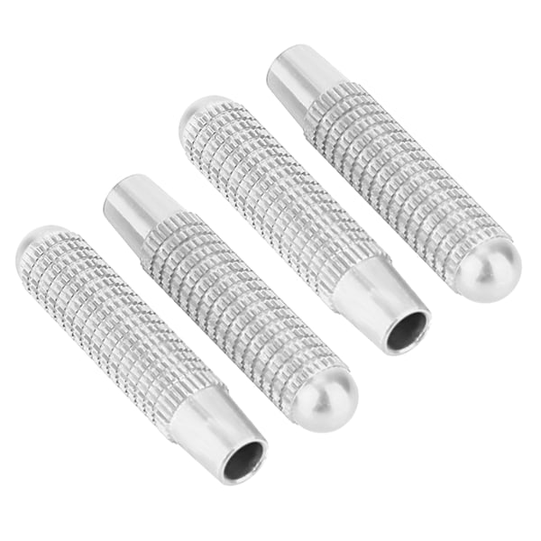 4st Bildörrlåsstift Knoppskydd Passar Mercedes Benz A B E CLA GLA GLK Klass (Silver)