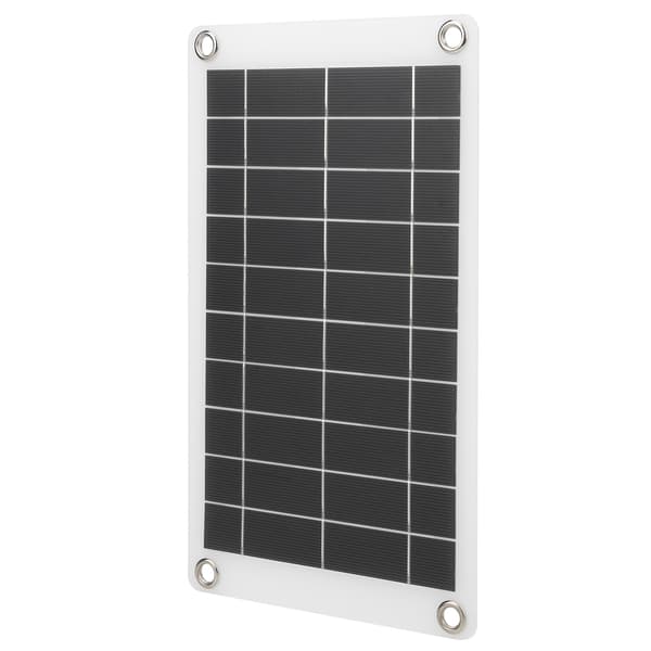 Solpanel Bærbar Opladerplade Strømforsyning til Udendørs Mobiltelefon 31x18cm