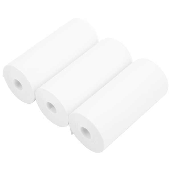 3 ruller 57x30 mm termisk trykpapir lomme printer børnekamera fototrykpapir