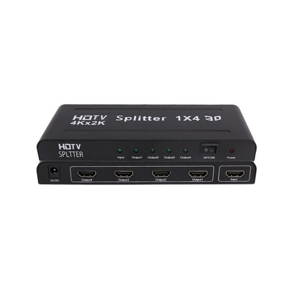 1x4 HDMI Splitter | 4 porte | 1 ind - 4 ud