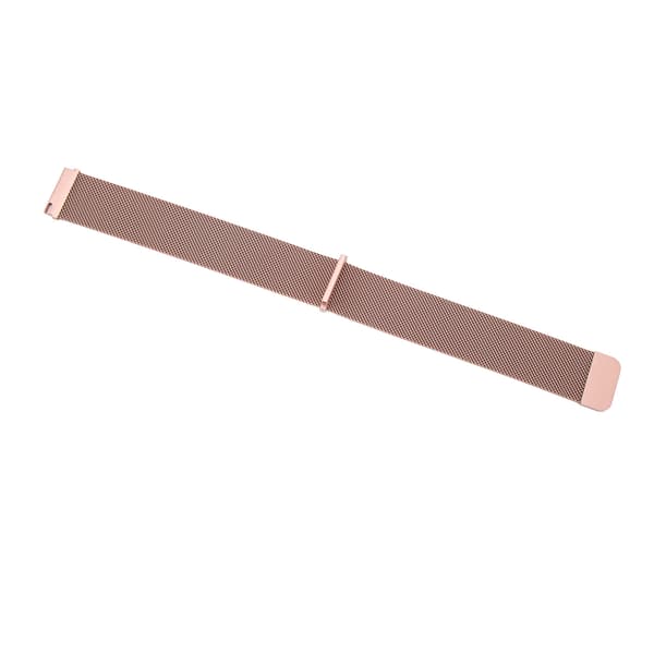 22mm Universal Klockarmband Rostfritt Stål Magnetisk Absorption Loop Metall Mesh Klockarmband Snabbkoppling för GT för Honor Magic Roséguld
