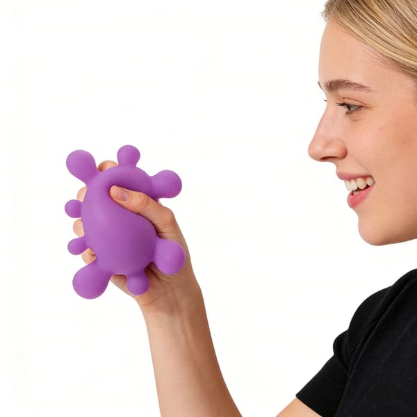 【03】NY SPLOOT SPLAT, Lilla FARVE VALGT, STRESSBOLD AFLASTER, SENSORISK FIDGET Purple