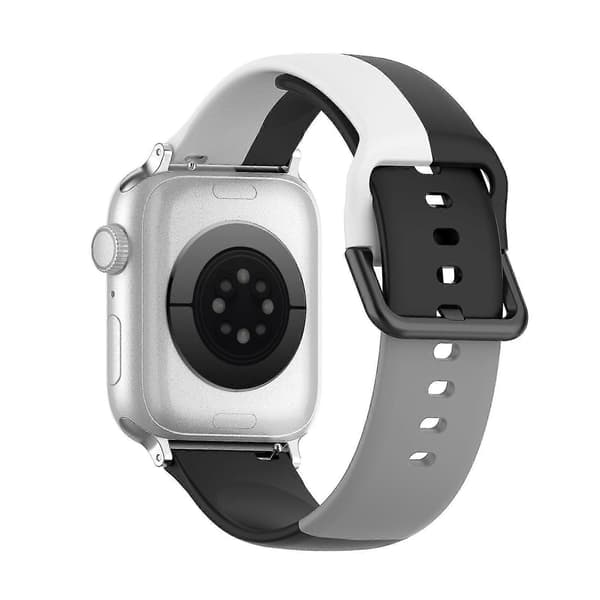 Silikon sportklockarmband för Apple Watch 4/3/2/1 42/44mm