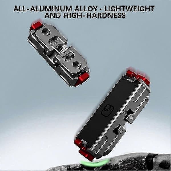 Magnetisk hurtigmontering til actionkamera, base i aluminiumslegering med ultrakompatibilitet