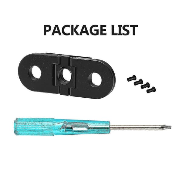 Kamera metalbase, foldbar stativadapter, erstatning for GoPro HERO9/8/Max-kameraer - B black