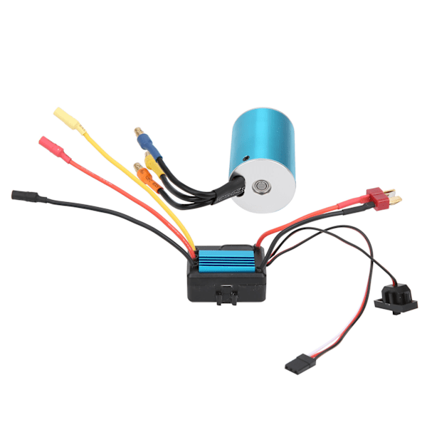 2838 4500KV 4P Sensorløs Børsteløs Motor 35A Børsteløs ESC Passer til 1/14 1/16 1/18 RC Bil