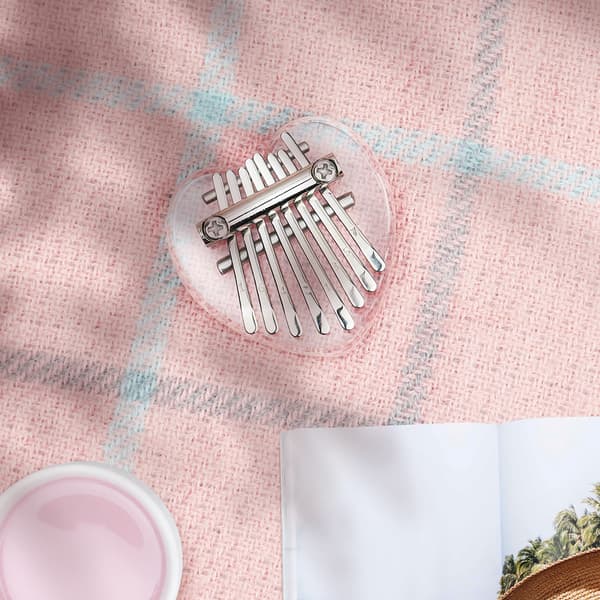 Crystal 8 Tangenter Kalimba Mini Transparent Kalimba Finger Tommelfinger Klaver Legetøjsgaver