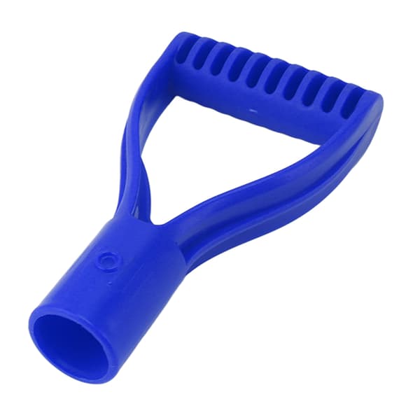 Spade Håndtag Plast 32mm Indvendig Diameter D Greb Håndtag Skovl Håndtag Udskiftning til Sneskovl Grave Rive Blå
