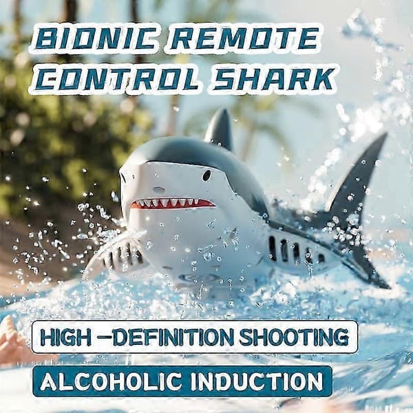 Typ A 4DRC S6ionic Fjärrkontroll Haj Spray Vattenleksak med Kamera Elektrisk Megalodon RC Leksak, 2
