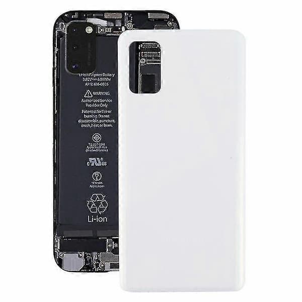 Takakansi Samsung Galaxy A41:lle (valkoinen)