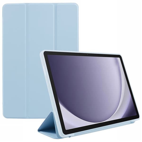 【03】SKALO Samsung Galaxy Tab A11+ Trifold TPU Cover - Lyseblå Ljusbl\u00e5 blue