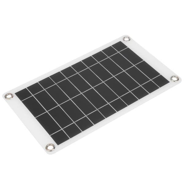 Solpanel Bærbar Opladerplade Strømforsyning til Udendørs Mobiltelefon 31x18cm