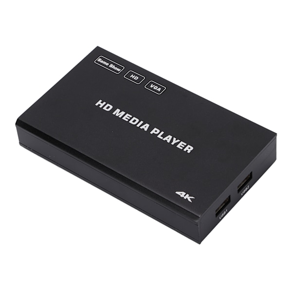 4K A7 HD -mediasoitin, nanoteknologia, monitoiminen mediasoitin kaukosäätimellä, 100V–240V EU-pistoke