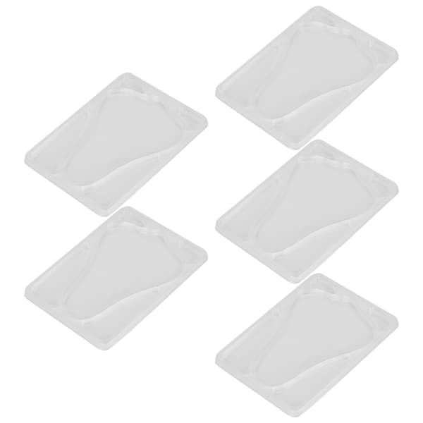 5 st Transparent DIY Näsmaskform Återanvändbar Näsmaskbricka för Ansiktsmaskmaskin